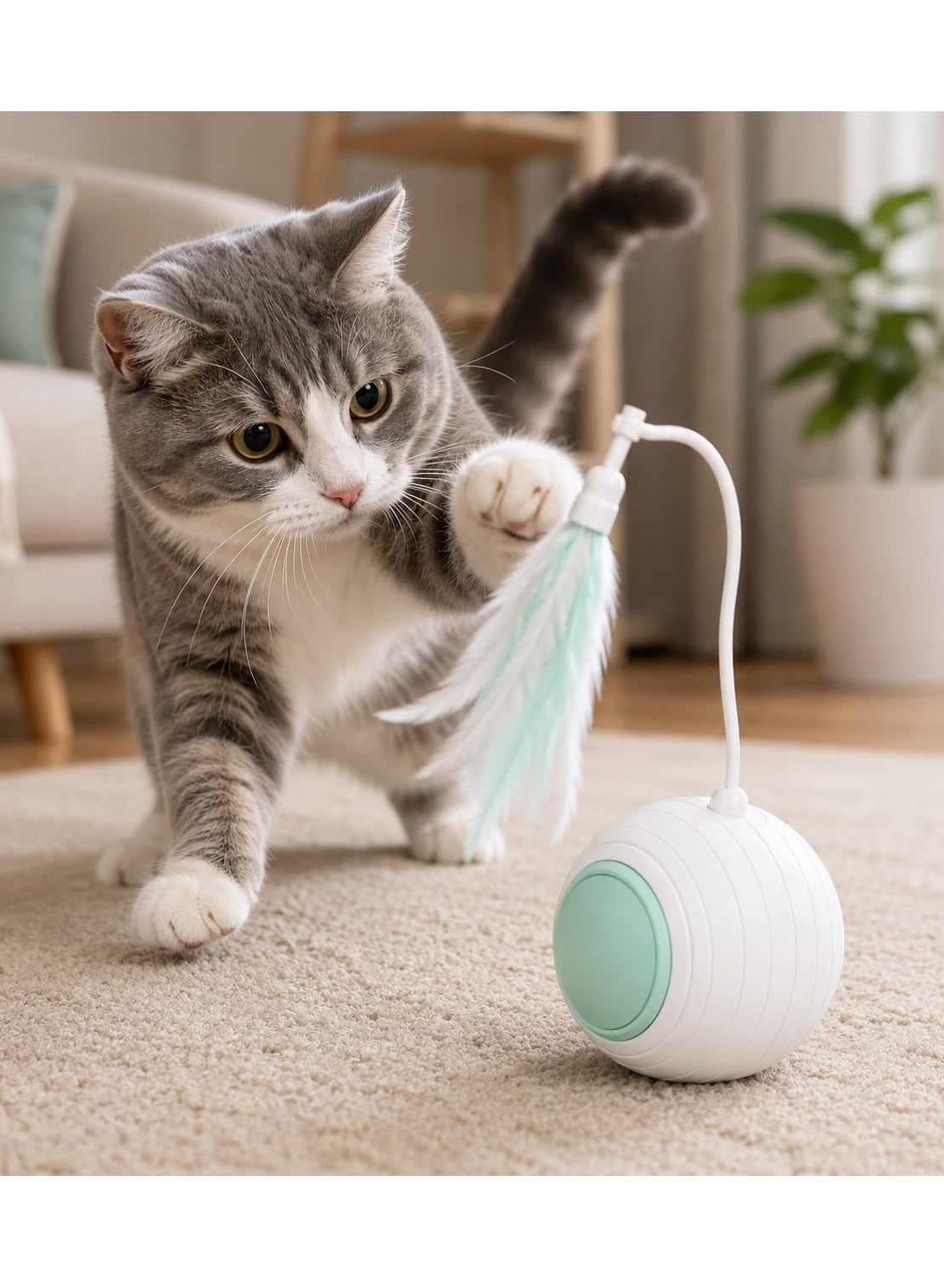 Smart Interactive Cat Toy Ball
