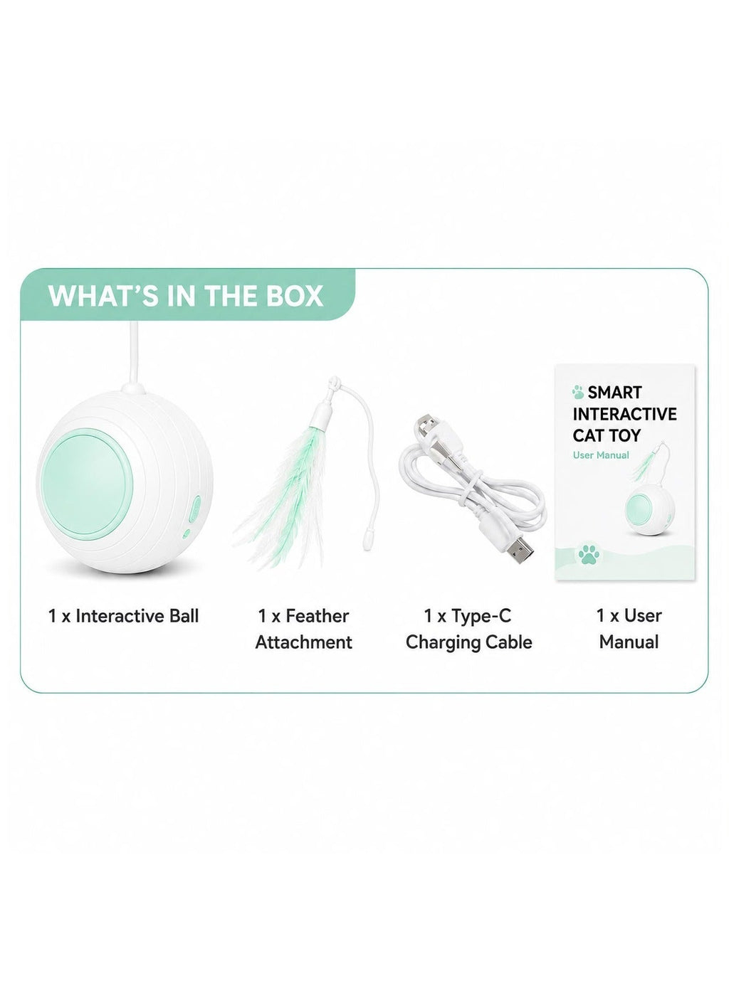 Smart Interactive Cat Toy Ball