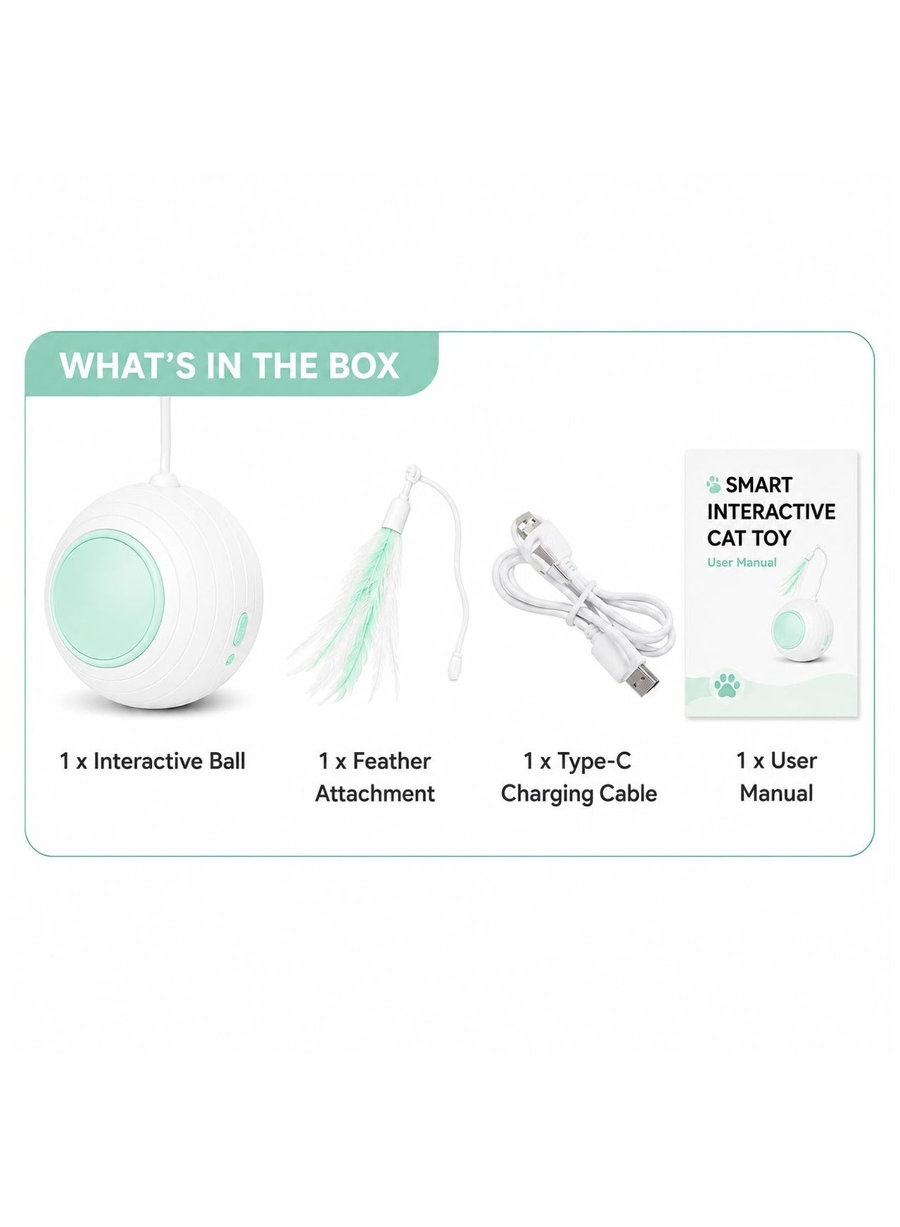 Smart Interactive Cat Toy Ball