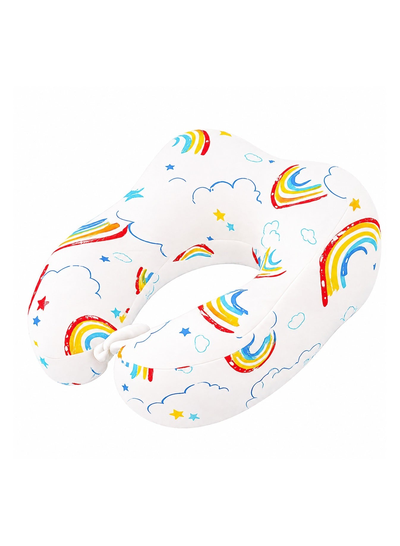 Maanys Kids Memory Foam Travel Pillow Rainbow