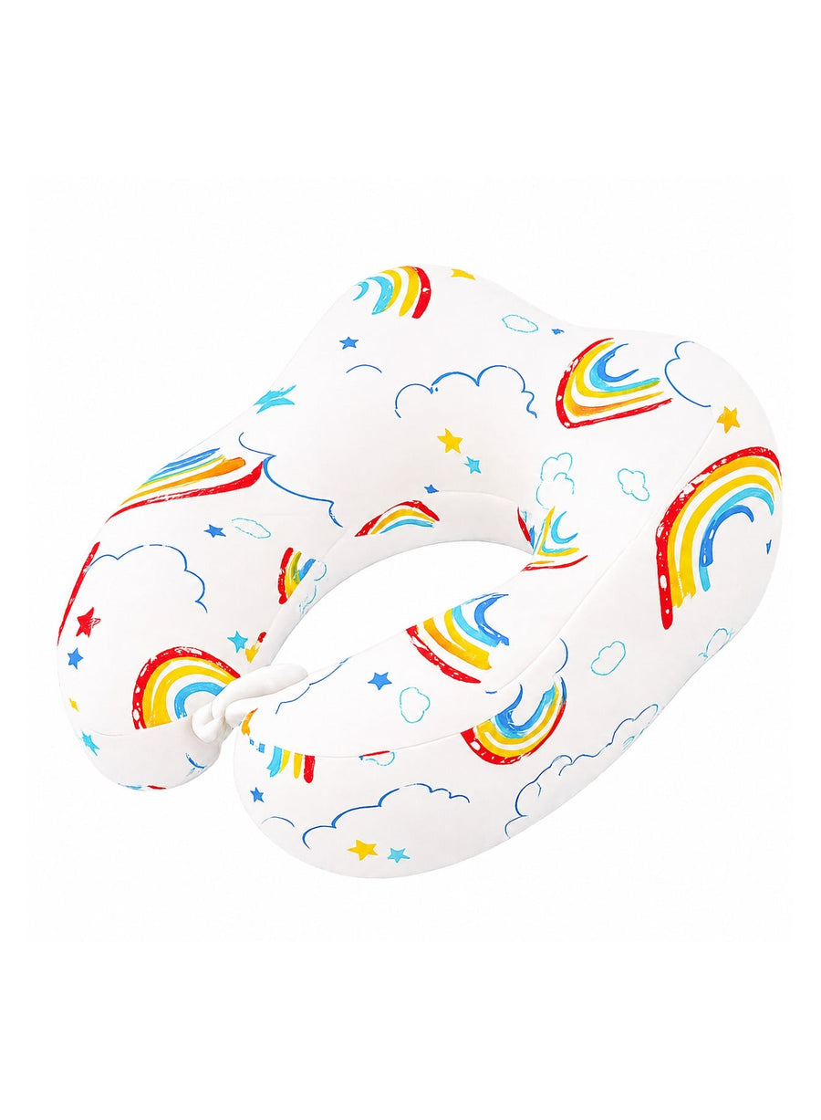 Maanys Kids Memory Foam Travel Pillow – Rainbow