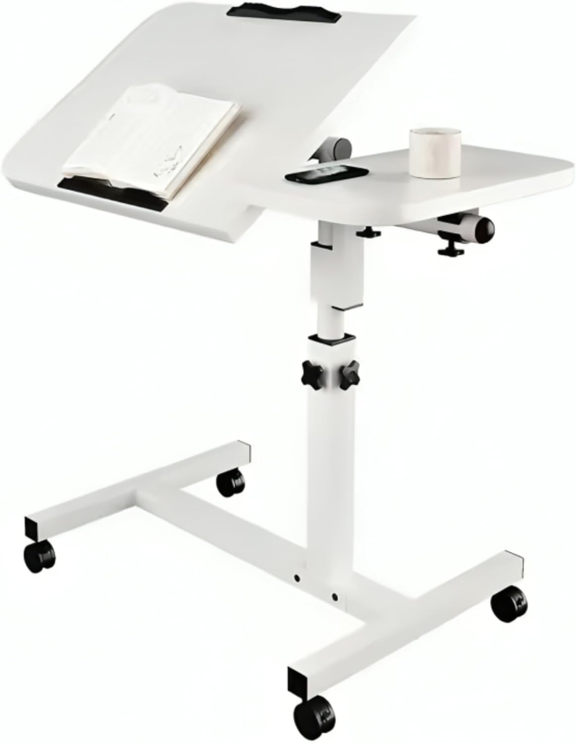 Height Adjustable Tilt Laptop Table  60 * 40 (White)