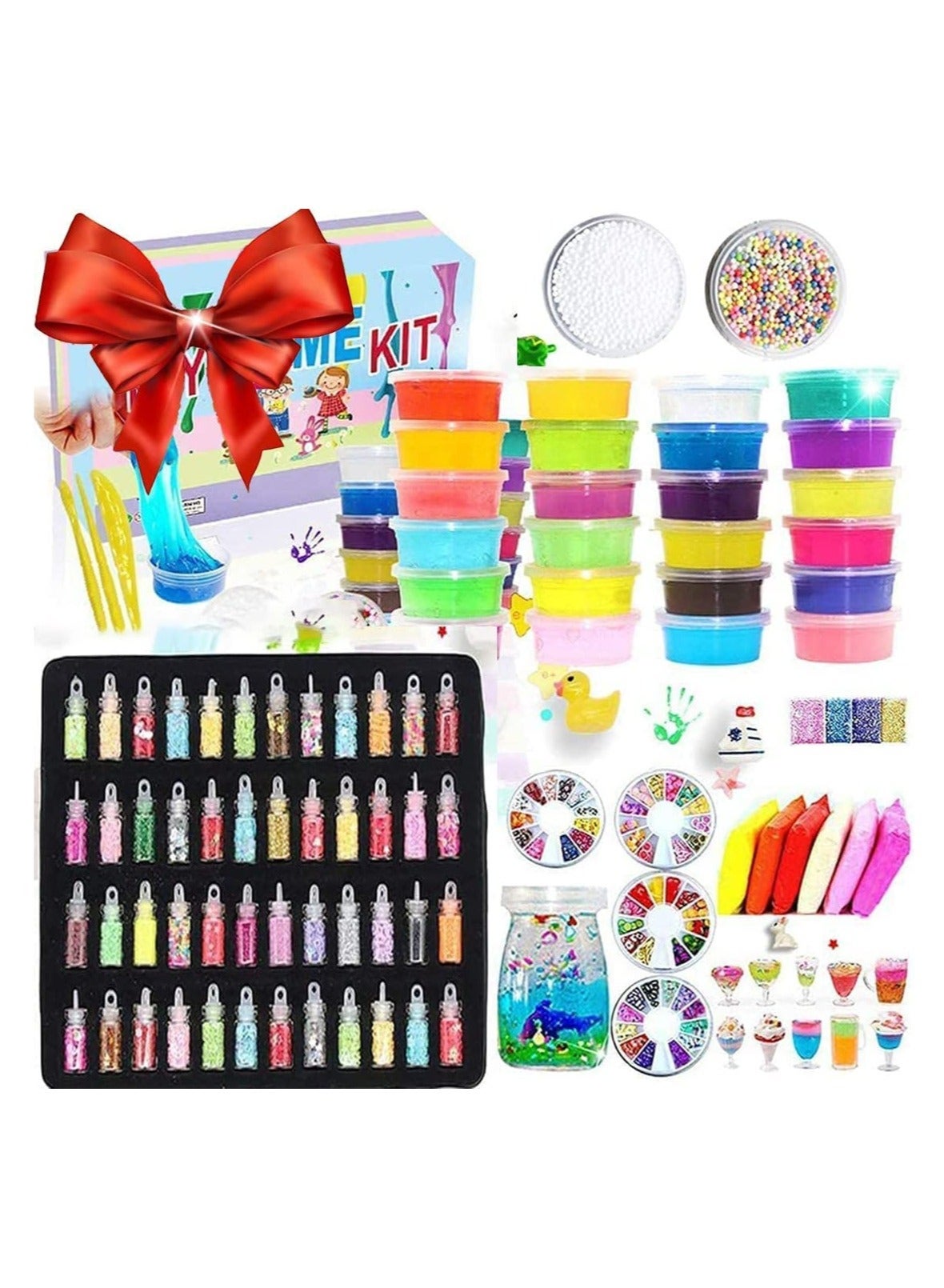 Maanys 108-piece crystal slime kit included in Mega Creative Bundle