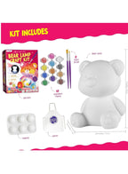 Maanys bear lamp painting activity view