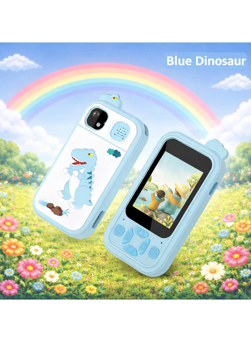 Maanys blue kids smart phone toy