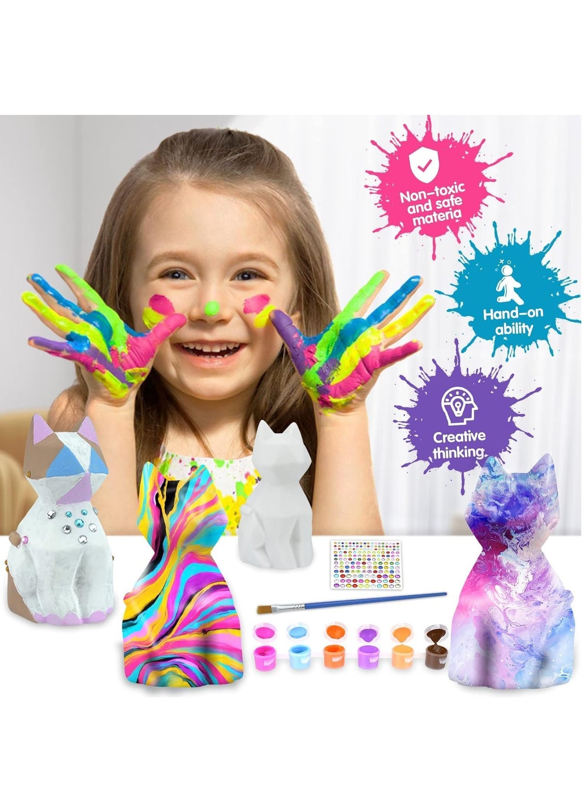 Maanys cat lamp painting kit