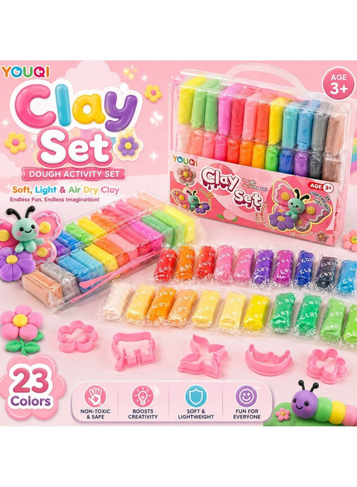 Maanys Clay Slime Kit 24 Colours