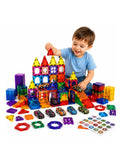 Maanys Magnetic Tiles with Cars 68 Piece Building Set