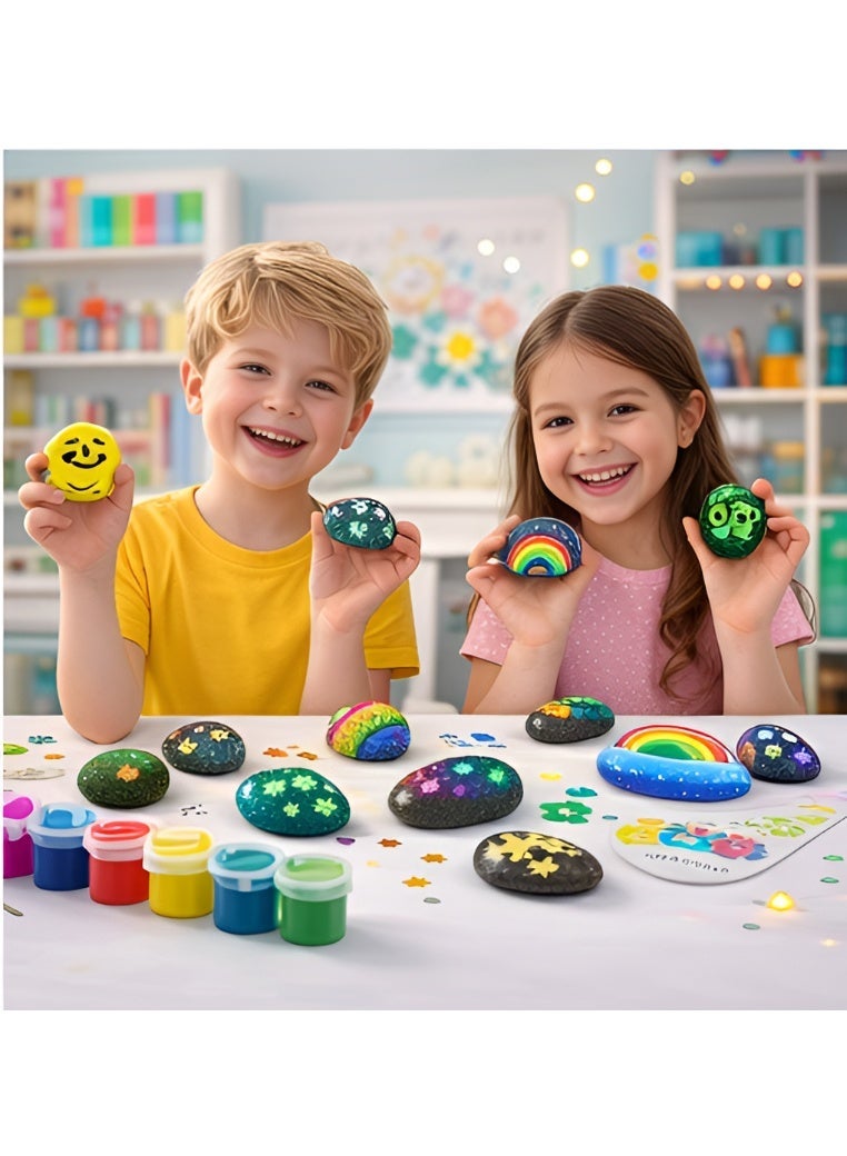 Maanys glow in the dark rock painting kit