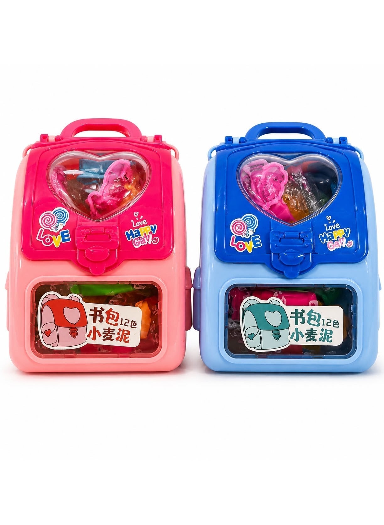 Maanys 12 colour slime backpack kit