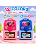 Maanys 12 colour slime backpack kit