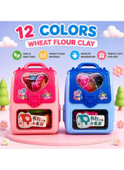 Maanys 12 colour slime backpack kit