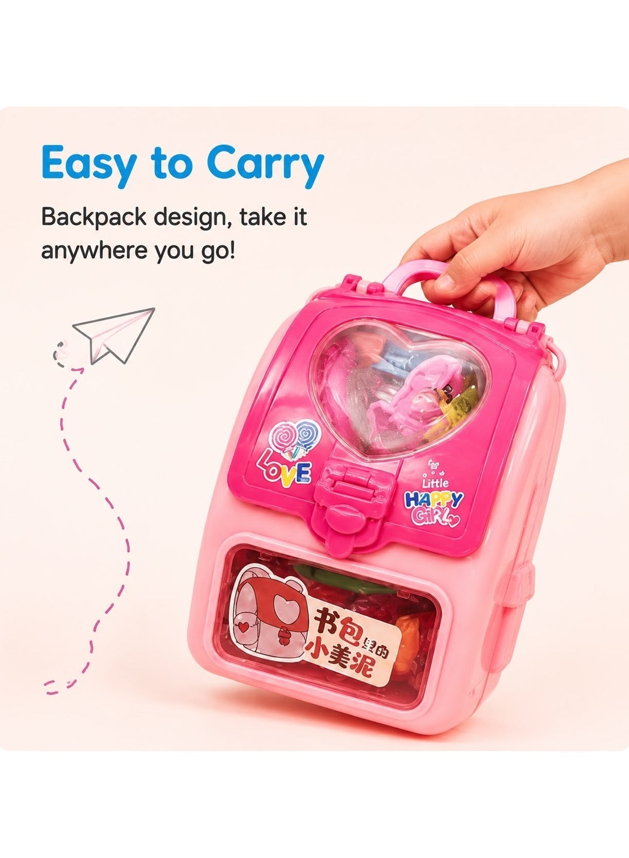 Maanys 12 colour slime backpack kit