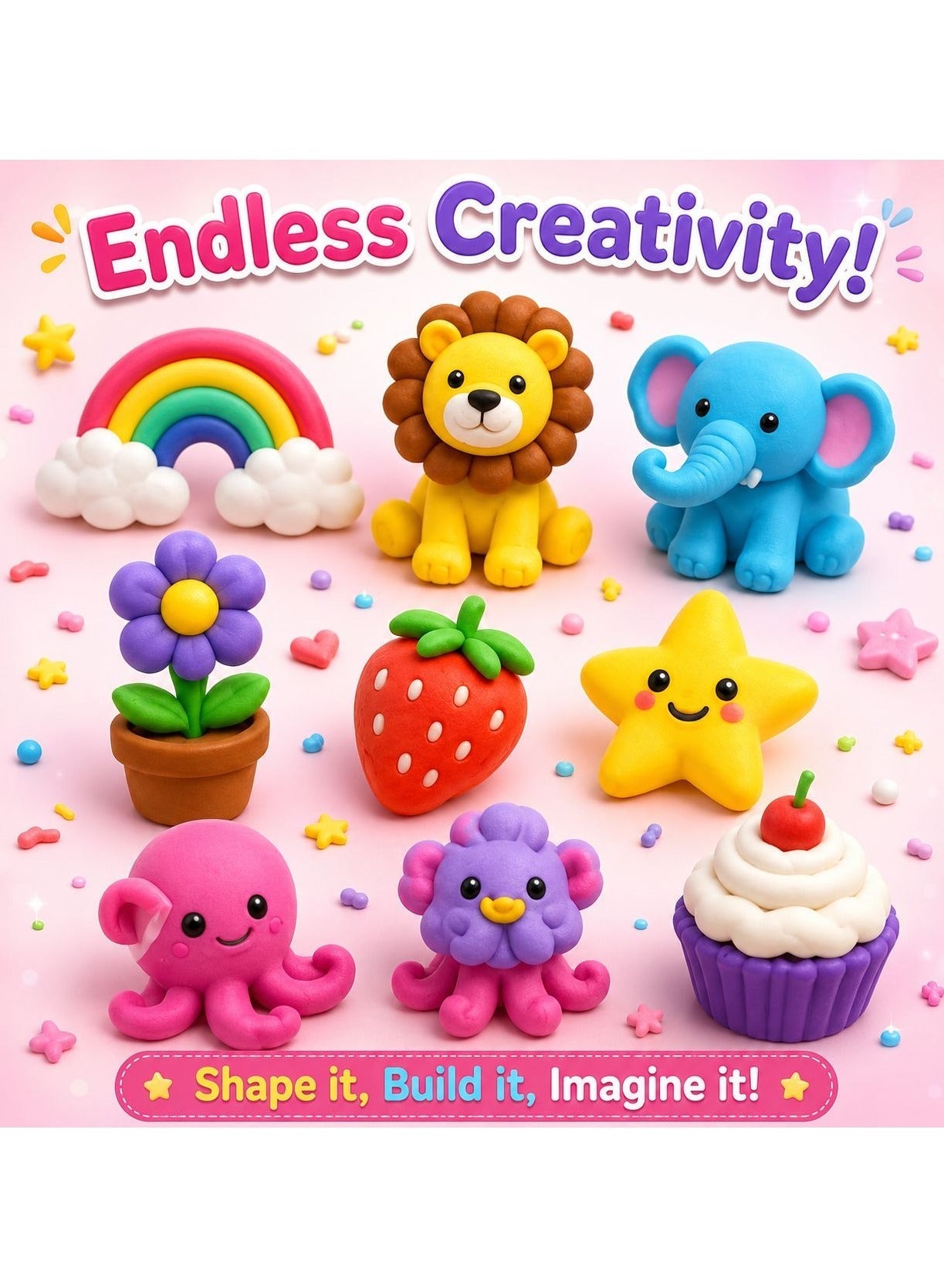 Maanys 36 colour slime storage box