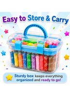 Maanys 36 colour slime storage box