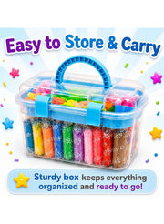 Maanys 36 colour slime storage box