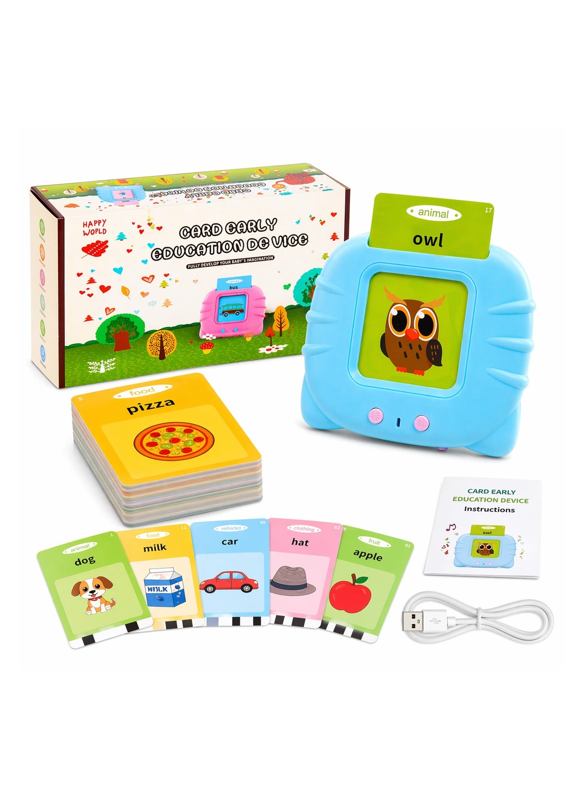Maanys talking flash cards learning toy