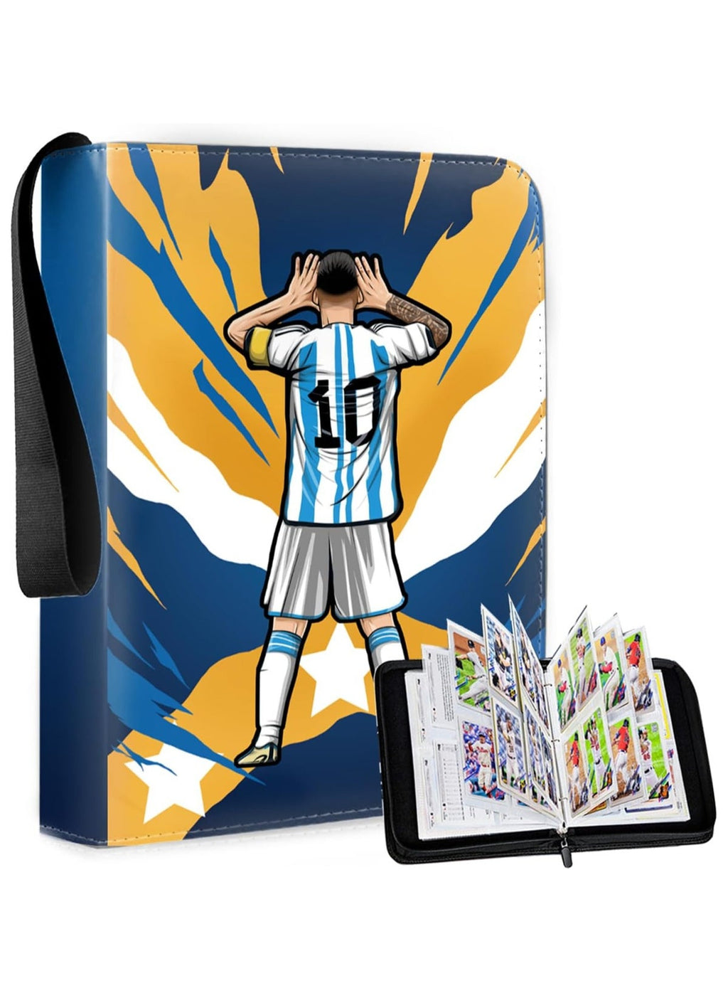 Maanys yellow trading card binder