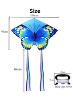 Maanys Butterfly Blue Kite - Noon image 4