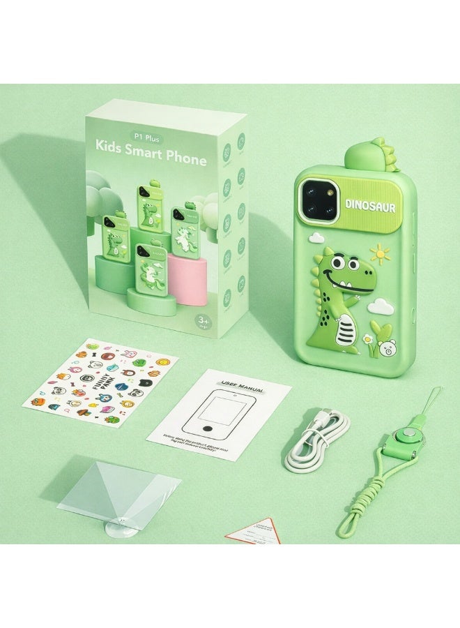 Maanys Kids Smart Phone Green Dual Camera - Noon image 6
