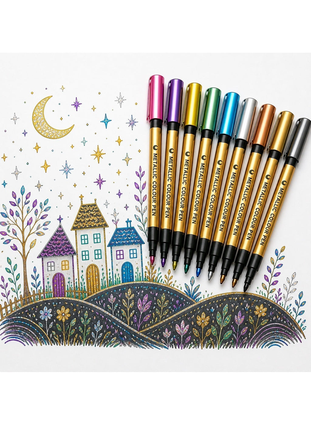 Maanys Metallic Markers - Noon image 2