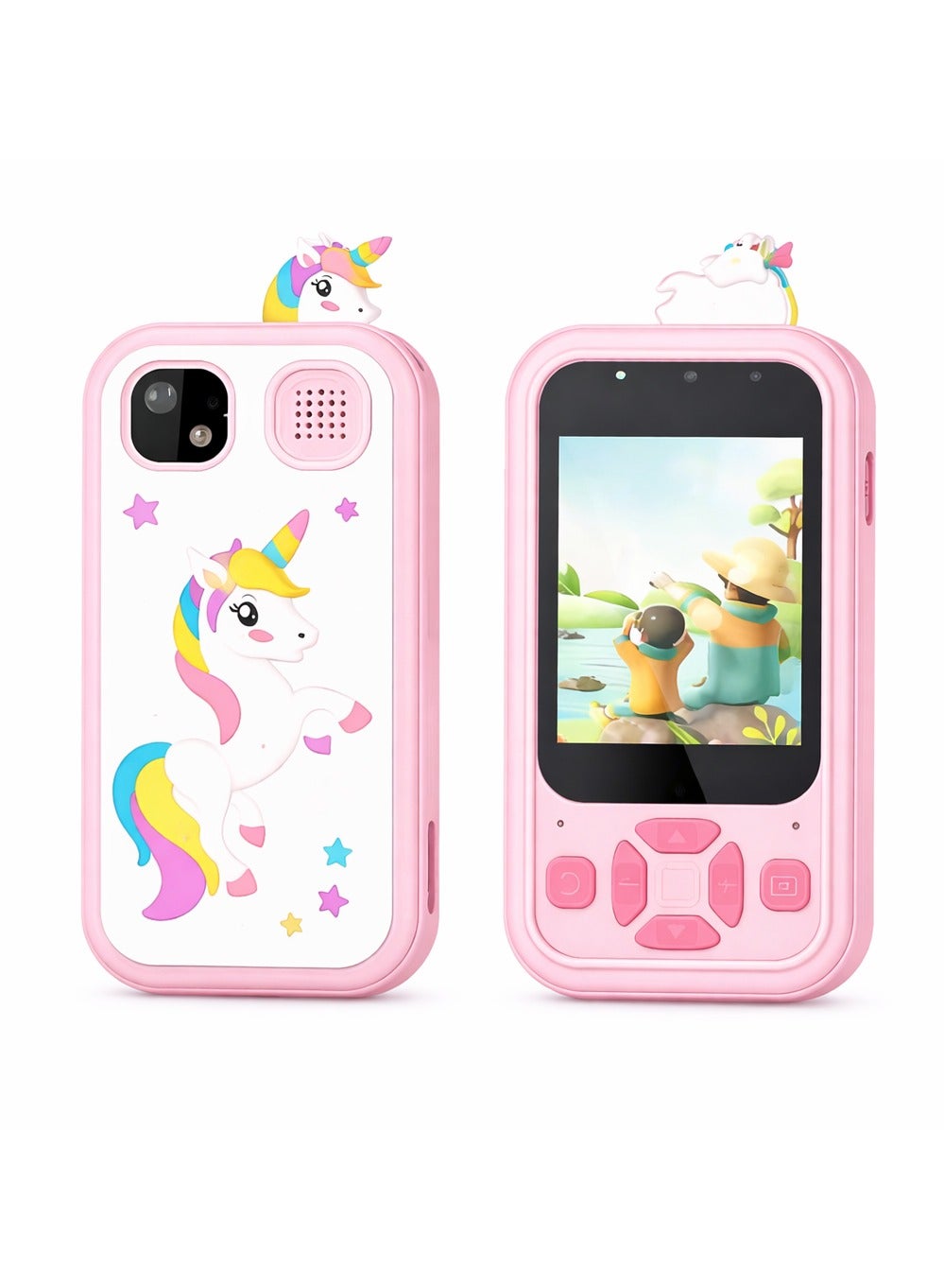 Maanys Kids Smart Phone Toy Pink - Noon image 1