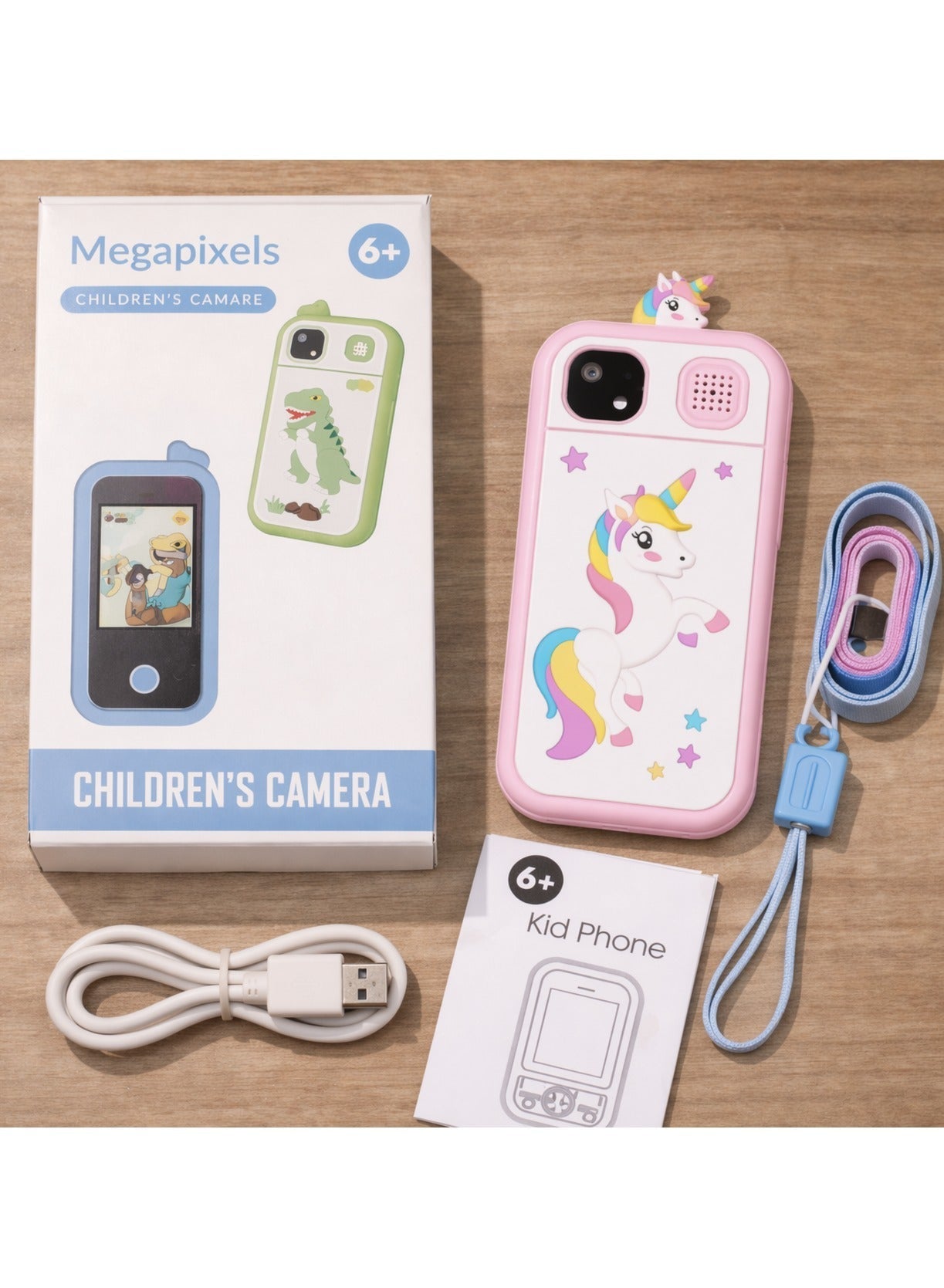 Maanys Kids Smart Phone Toy Pink - Noon image 3