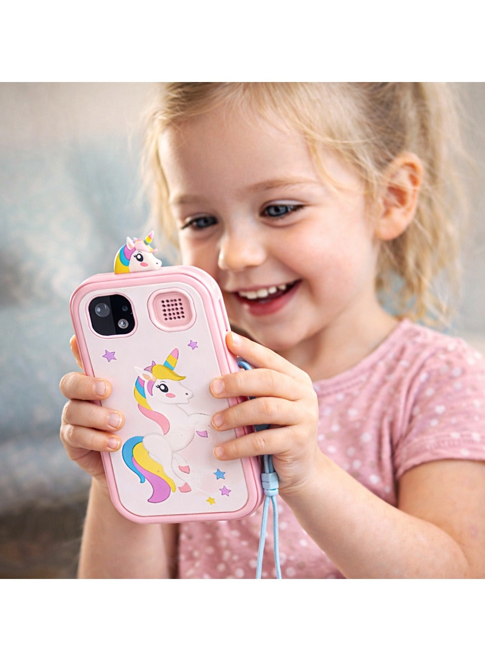 Maanys Kids Smart Phone Toy Pink - Noon image 4